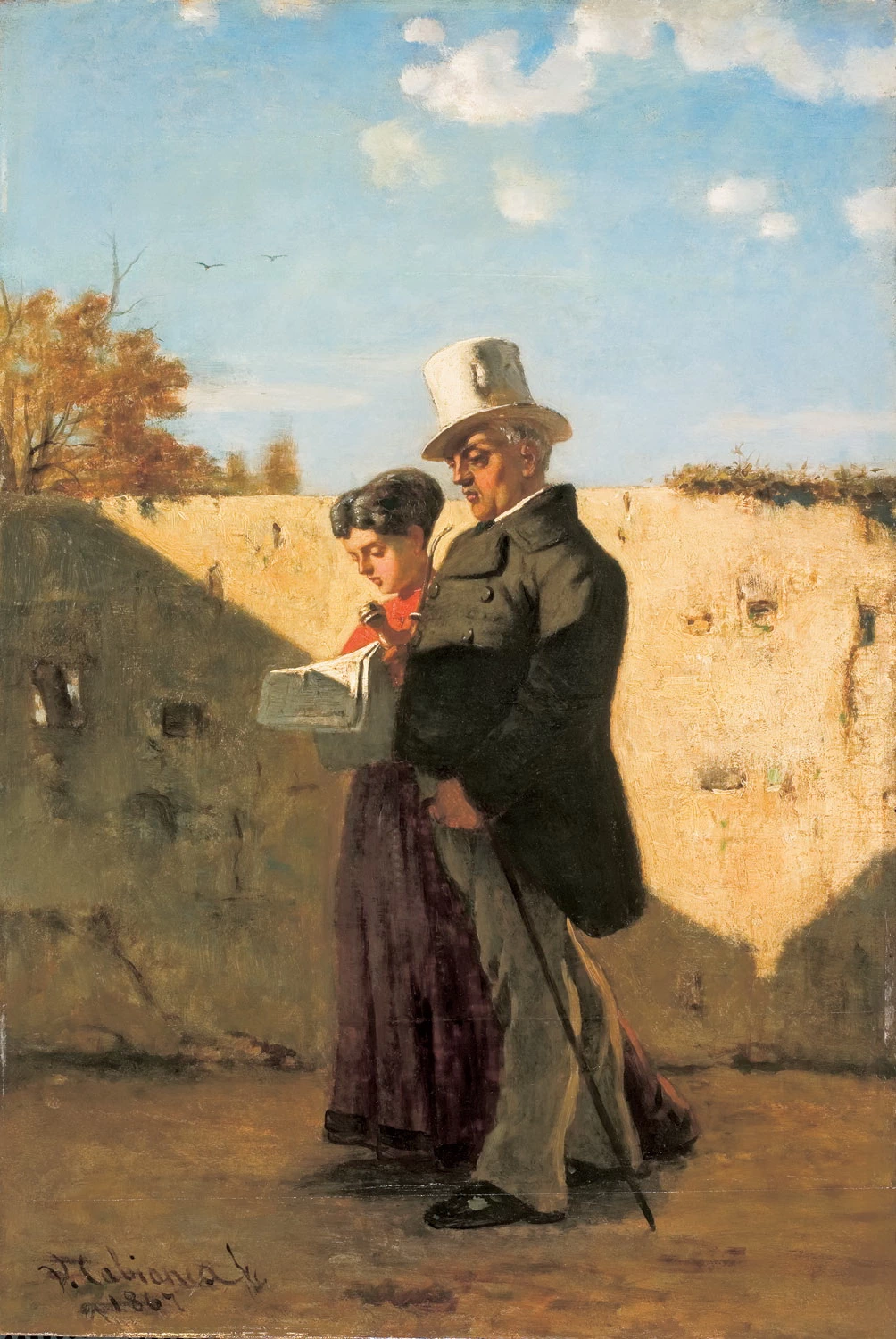 La passeggiata (Il padre e la sorella del pittore)